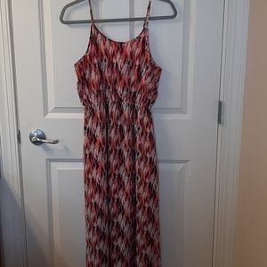 Printed maxi dress
